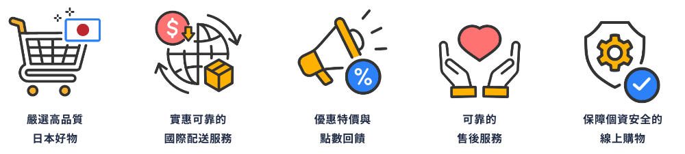 高品質な日本商品を豊富に品揃え。安心の国際配送を低コストで提供。お得なセールとポイントサービス。安心のアフターサービス。個人情報と安全なオンラインショッピング。