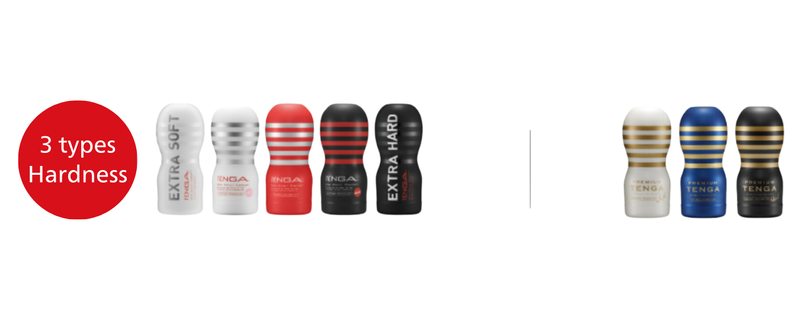 TENGA Material Hardness Options