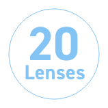 20 Lenses per Box.