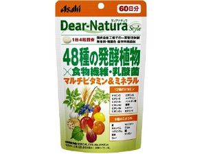 Dear-Natura style 48 kinds of fermented vegetable × dietary fiber, lactic acid bacteria (240 tablets)