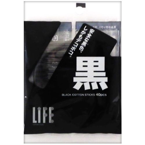 Life 黑色棉签 40支