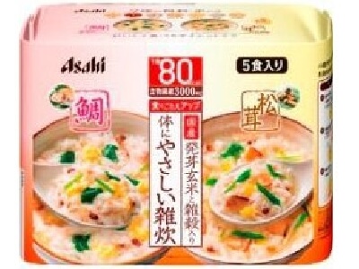 朝日食品集團 Asahi 朝日 RESET BODY 玄米沖泡式代餐 鯛魚粥&松茸粥(5包入)