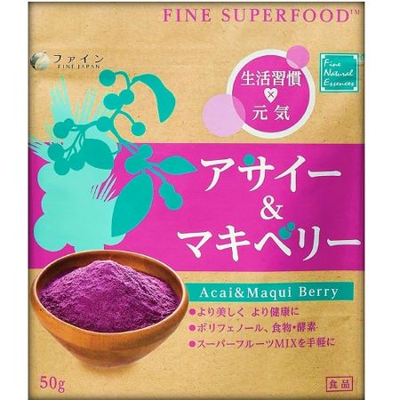 Fine Superfood Acai & Maqui Berry 50g