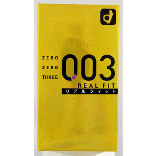 岡本 岡本 003 黃金貼身超薄2000避孕套(10入裝)