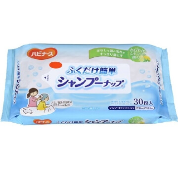 Habinasu 擦拭型乾洗髮紙巾 30張