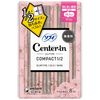 Center-in compact 1/2, fragrance-free, for heavy flow during the day, slim with wings, 8 pieces