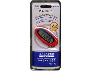 西鐵城電子計步器紅色（TW310RD）