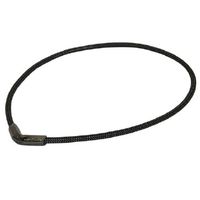 Phiten RAKUWA Necklace X50 V Metallic Black 50 cm