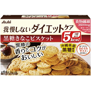 朝日食品集團 Asahi 朝日 ResetBody 黒糖黃豆餅乾 22g×4包