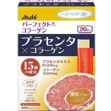 朝日食品集團 Perfect Asta 胎盤素水潤果凍 20條