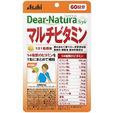 朝日食品集團 Dear Natura Dear-Natura Style 綜合維生素 60粒
