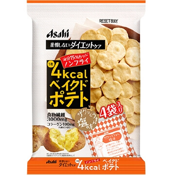 朝日食品集團 Asahi 朝日 Reset Body 4kcal 烘烤洋芋片 16.5g×4包