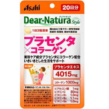 朝日食品集團 Dear Natura Dear-Natura Style 胎盤素 x 膠原蛋白 60 片