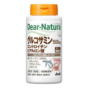 Asahi朝日 Dear-Natura 玻尿酸葡糖胺軟骨素 180粒