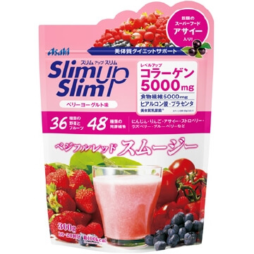 朝日食品集團 Slim Up Slim Asahi 朝日 Slim UP Slim 代餐奶昔 草莓優格口味 300g