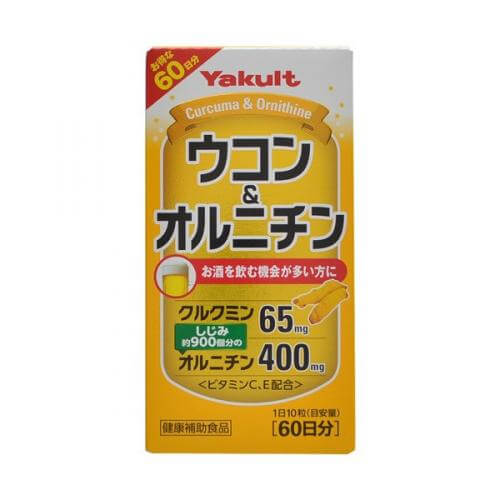養樂多(Yakult) Health Foods 養樂多健康食品薑黃和鳥氨酸600粒