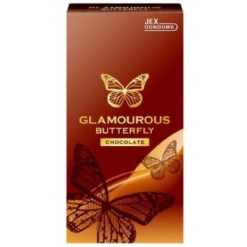 Six glamorous butterfly chocolate