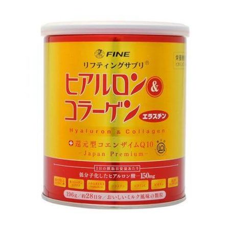 玻尿酸和膠原蛋白+還原輔酶Q10 196克