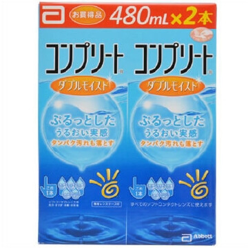 AMO japan Complete 雙重保濕隱形眼鏡保養液 480ml×2入