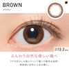 ReVIA 1month CIRCLE [Color contact lenses/1month/non-prescription/2 pieces]