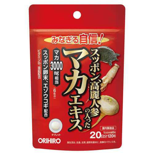 ORIHIRO 進入Makaekisu 120膠囊的Orihiro龜人參
