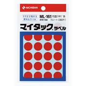 NICHIBAN神達標籤ML-161紅
