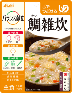 朝日平衡菜单鲷鱼稀饭100克