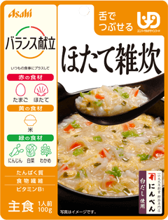 朝日平衡菜单扇贝烩饭100克