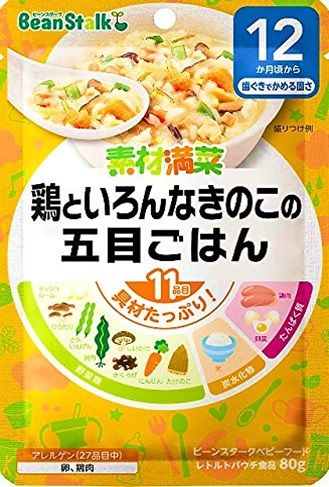 Gomoku rice 80g of various mushrooms and raw materials manna chicken