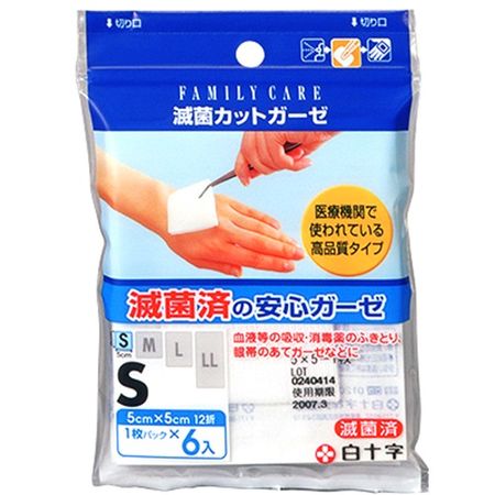 FC 无菌纱布 S 6 片