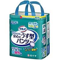 Salva DP Slim Ultra-Thin Super Absorbency Adult Pull-Up Diapers, M-L, 22 Count