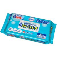 Hakujyuji Salva Skin-Friendly Bottom Wipes, 80 Sheets