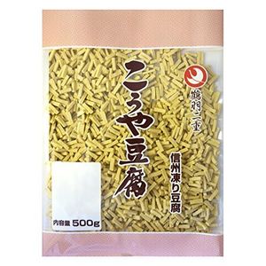 鹤羽双高野豆腐 1/156 薄片 500g