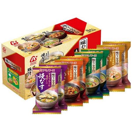 Tasty miso soup 8 servings (4 types x 2)