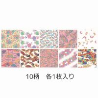 Kyo-Yuzen Origami Paper, 15 cm × 15 cm, 10 Colors, 10 Sheets