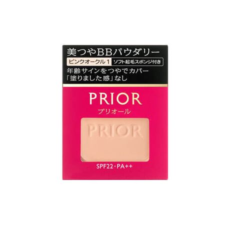 PRIOR 美肌光澤BB粉餅（補充蕊）10g 粉紅膚色1
