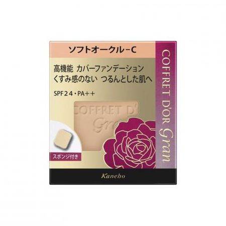 カバーフィット パクトUV Ⅱ SPF24 PA++ ソフトオークル-C