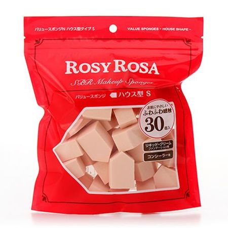 Rosy Rosa 超值海綿 N 房屋型 S 30P