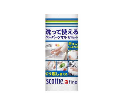 日本製紙CRECIA scottie 斯科蒂精細洗用來切割1卷紙巾61