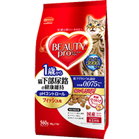 日本寵物食品 BEAUTY Pro 從健康維護1歲的美容專業貓貓下尿路560克