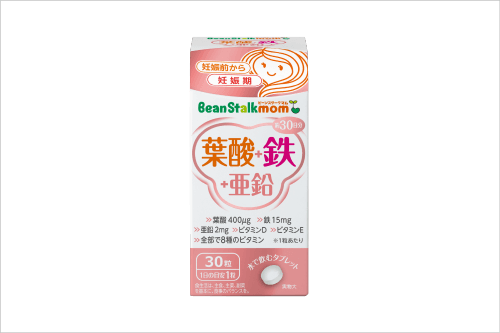 Bean Stark Mom folic acid + iron + zinc 30 tablets