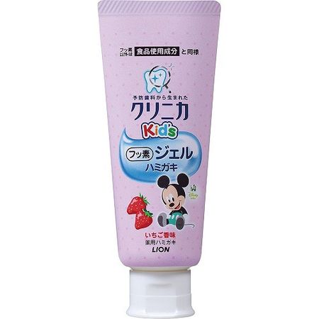 크리니카 키즈 젤 치약 딸기맛 60g