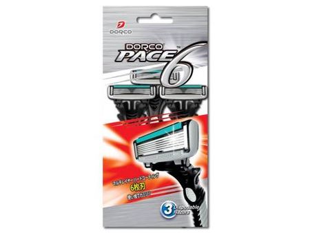 Dorco PACE6 一次性三件装