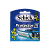 Schick Protector Three Replacement Blades, Pack of 4