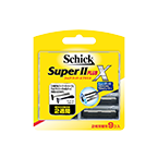 Schick 舒適牌 Schick 別緻的超級Ⅱ加X片9片