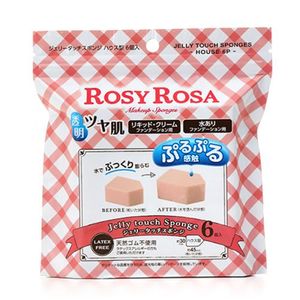 Rosy Rosa Jelly Touch Sponge House 6P