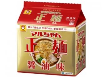 Maru-chan positive noodles soy sauce 5 meals pack