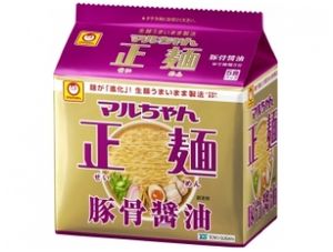 Maru-chan positive noodles pork bone soy sauce 5 meals pack