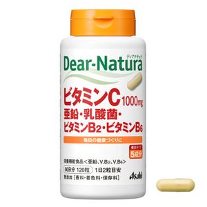 Asahi朝日 Dear-Natura 维生素C・B群・锌・乳酸菌 120粒