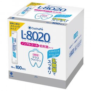 紀陽除虫菊 クチュッペ L-8020 スティックタイプ ソフトミント K-7092 10ml×100本入